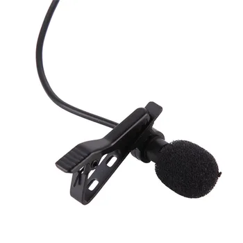Prenosni Clip-on River Lavalier Mikrofon 3.5 mm Jack Hands-free Mini Žično Kondenzator Mikrofon Za Iphone SamsungXiaomi Prenosnik