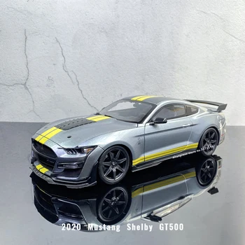 Maisto 1:18 Novo Srebro Ford 2020 Mustang Shelby GT500 Športni Avto simulacije zlitine modela avtomobila Zbirka darila fantje igrača