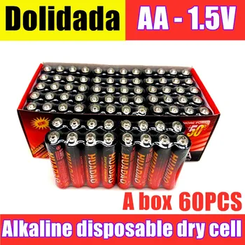 Razpoložljivi Huadao alkalne suhe baterije AA 1,5 V baterijo, ki je primerna za fotoaparat, kalkulator, budilka, miško, daljinski upravljalnik