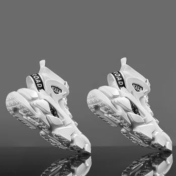 Trendy Mesh Moški športni Copati Ženske Hip-hop Sport čevlji Dihanje Moški čevlji Pohodni Čevlji Platform Retro Slogu Zapatillas 46