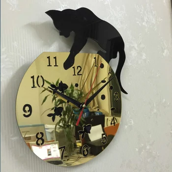 2019 pravi prodaje stenske ure akril Pastorala 3d velike dekorativne nalepke, stenske ure reloj de pared horloge murale dnevna soba quartz