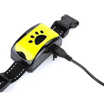 Hišni Pes Proti Lubje Ovratnik Nadzor Vlak Nepremočljiva USB za Polnjenje Ustavi Skorja Ljubljenčka Psa Nepremočljiva Ultrazvočno Usposabljanje Ovratnice