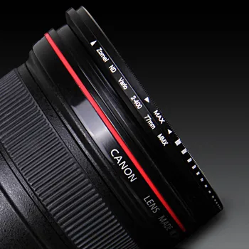 Zomei 62mm Zatemnitev Variabilni ND Filter, Nastavljiv ND2, da ND400 ND2-400 Nevtralni za Canon, NIkon Hoya Sony Objektiv Kamere 62 mm