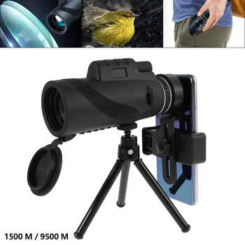 40X60 Oko Zoom Prenosni Prizmo BAK4 Optični Teleskop Močan Dolgo Vrsto Teleskop za Pametni telefon HD Lovska Optika Področje uporabe