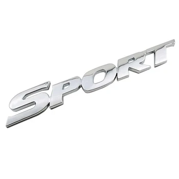Toyota Highlander BMW, Honda, Volkswagen Šport emblem nalepko srebrne plastike ABS avto nalepke vrata značko avtomobilski deli