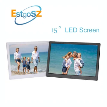 EstgoSZ 15-Palčni LED Zaslon Digitalni Foto Okvir 1280*800 Podpira Glasba Fotografija Film Igrajo Multi Funkcijo Družine Elektronskih Okvir