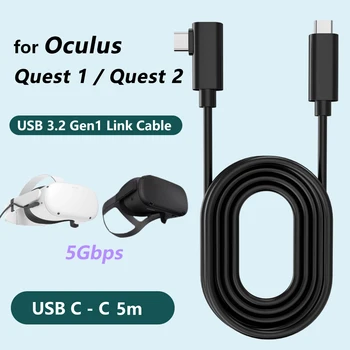 5M USB Tip C Kabel za Oculus Prizadevanju 1 2 Link Združljiv VR Prenos Podatkov Hitro Polnjenje USB 3.2 Tipa C do USB C Adapter