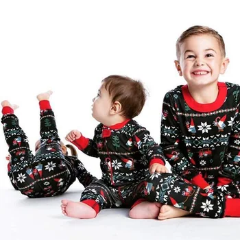2020 Družino Božični Pižamo Set Print Odrasle Ženske, Otroci Božič Družinski Ujemanje Oblačila Družino Sleepwear Družino Videz Oblačila